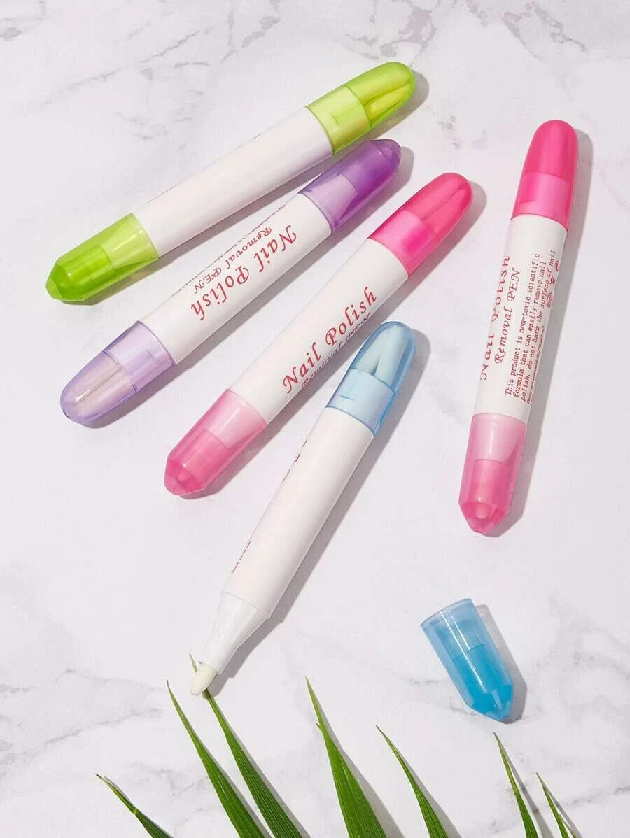1 Pc of Nail Polish Remover Corrector Pen Art Varnish Correction + 3 Tips FREE