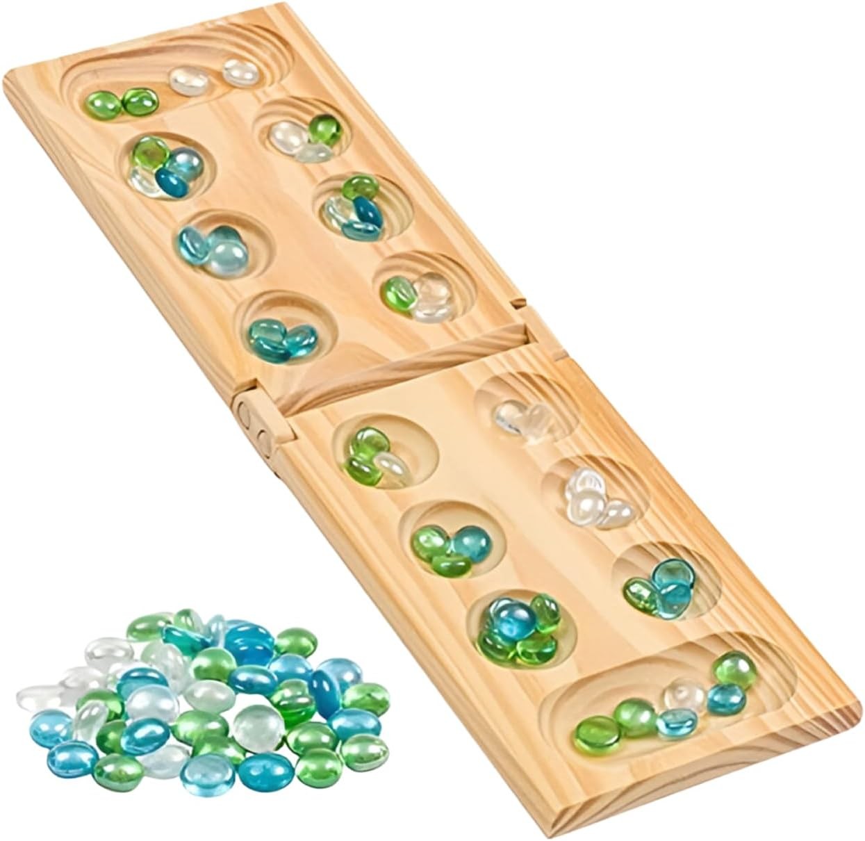 Regal Games Mancala Board Game – Fun Classic Table with Wooden Board…
