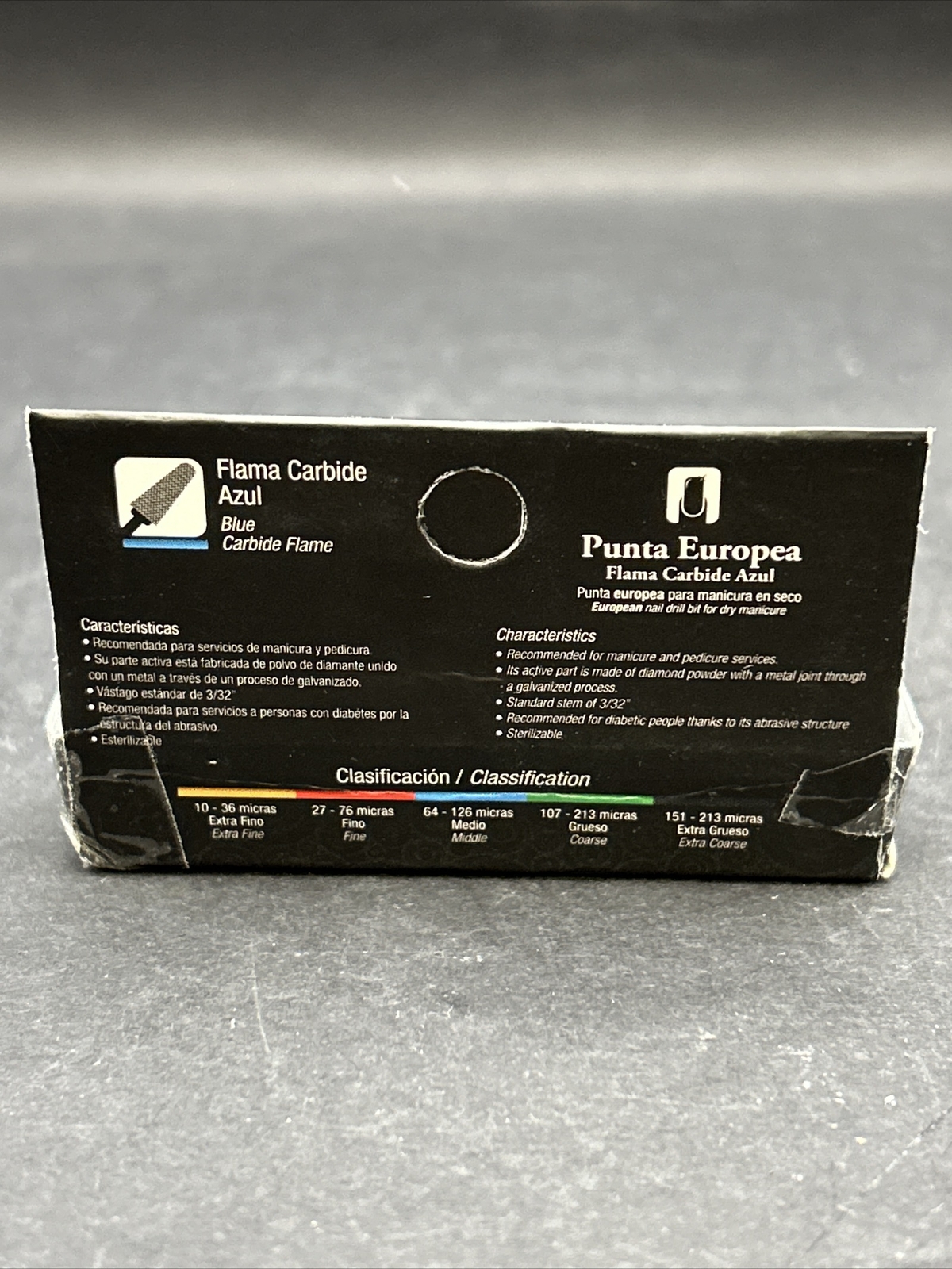 Organic Nails Punta Europea – Blue Carbide Flame Middle *Brand New*