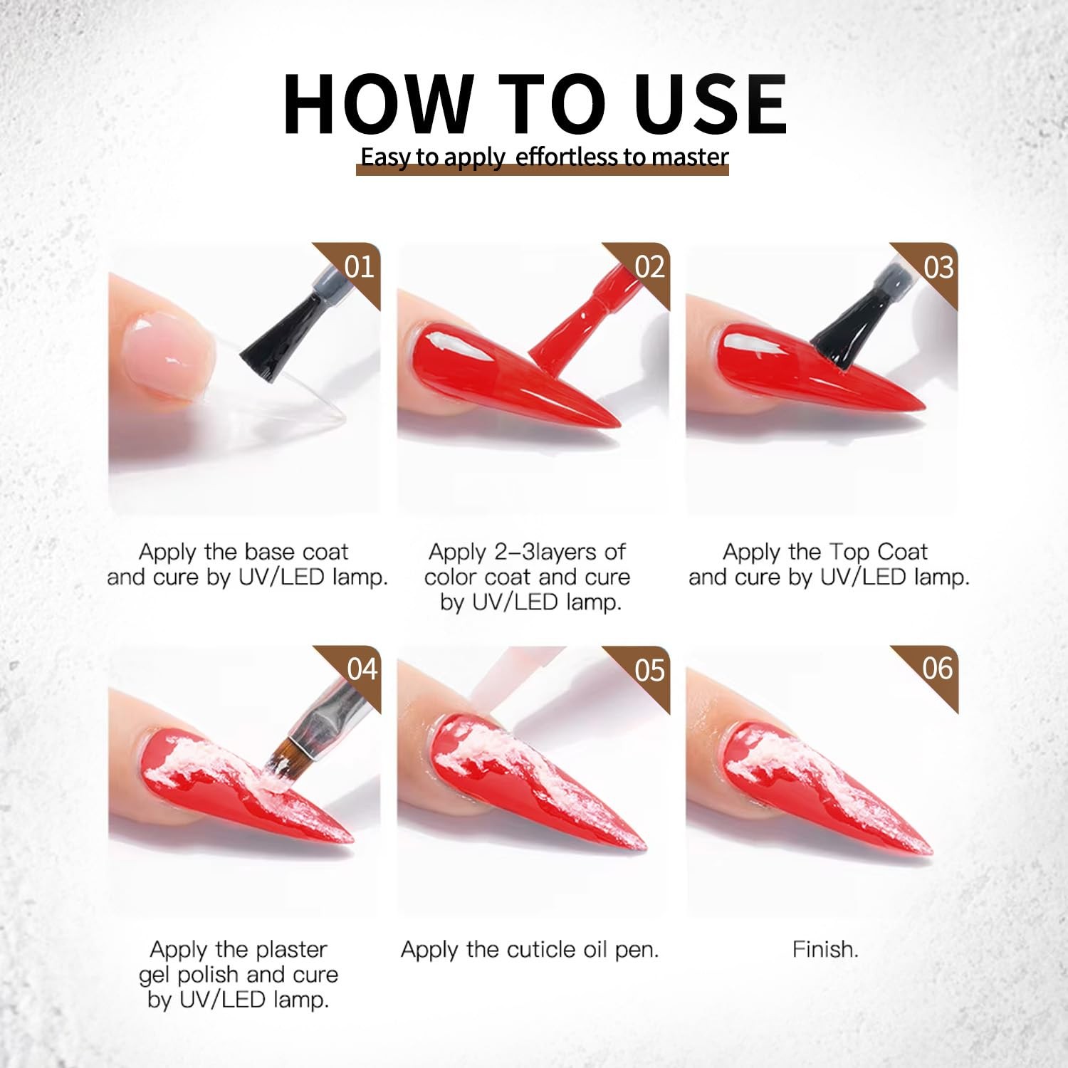 Finger Secret 3D Plaster Nail ,Sculpting Nail Art for Unique Designs,UV/Curab…