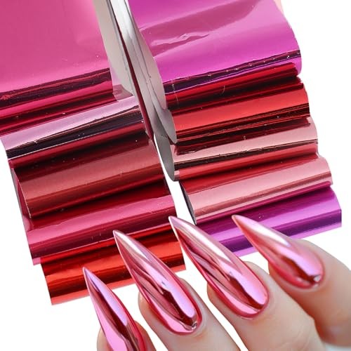 Nail Art Foils Transfer Stickers 50 Colors Metallic 50 Colors Metallic Foils