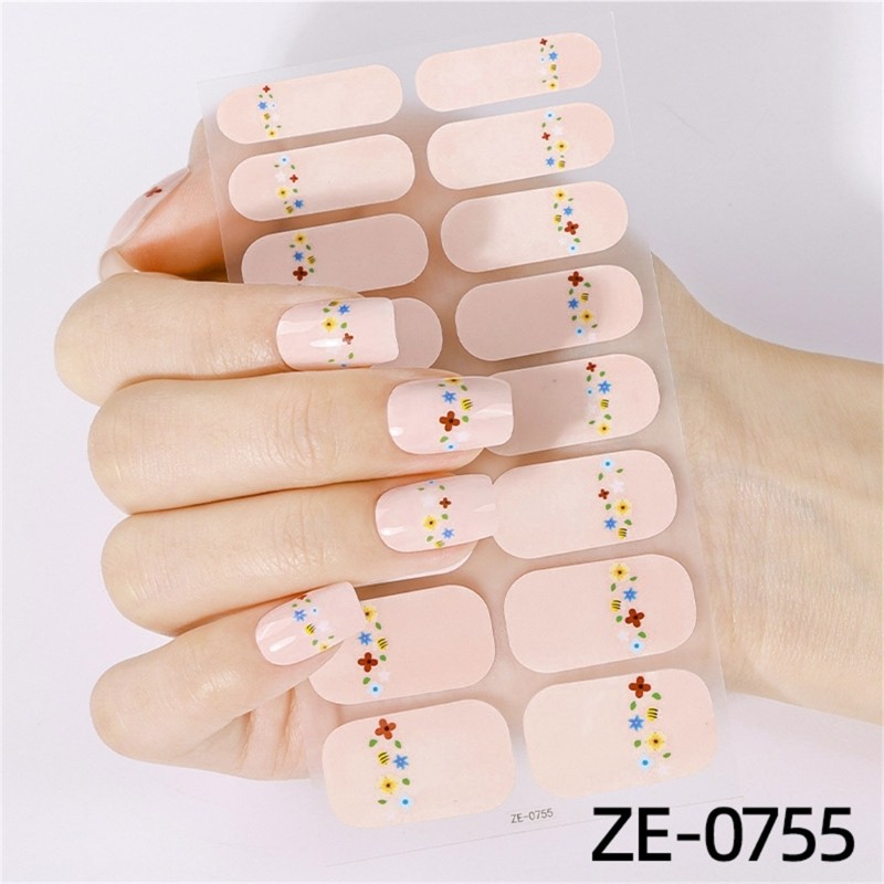 Valentine s Day Nail Decorations Full Wraps Nails Polish Strips Nail Art Sticker