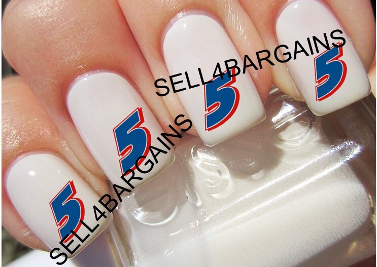 Nascar Driver KYLE LARSON #5 DRIVER NASCAR AUTO RACING》Nail Decals