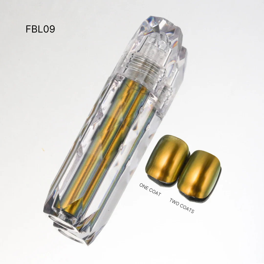 Liquid Chrome Overlay Mirror Effect Nail Chrome