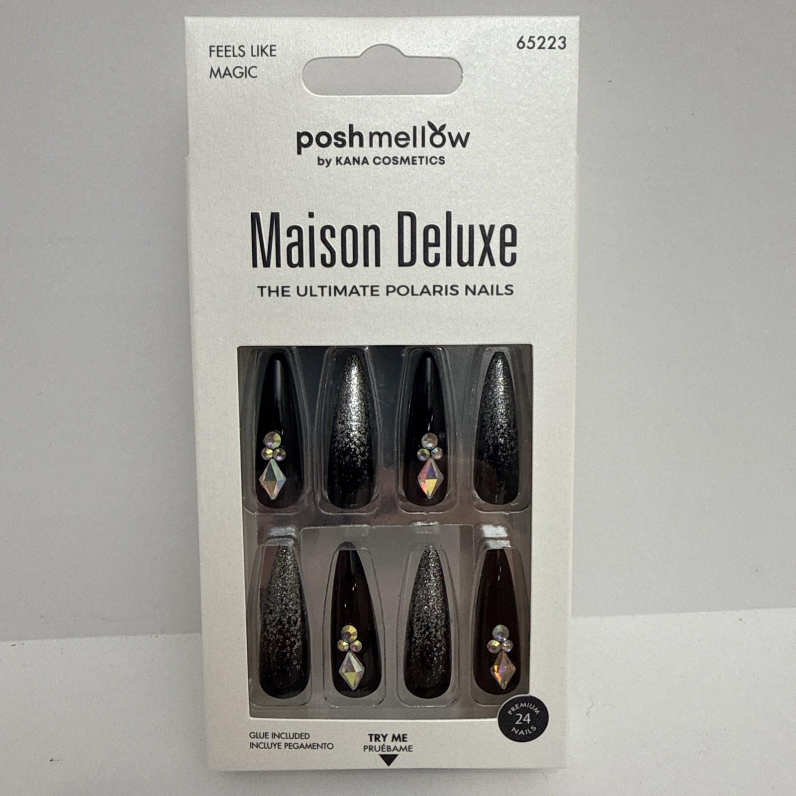 Poshmellow Maison Deluxe 24 Nails Glue Included – Feels Like Magic #65223