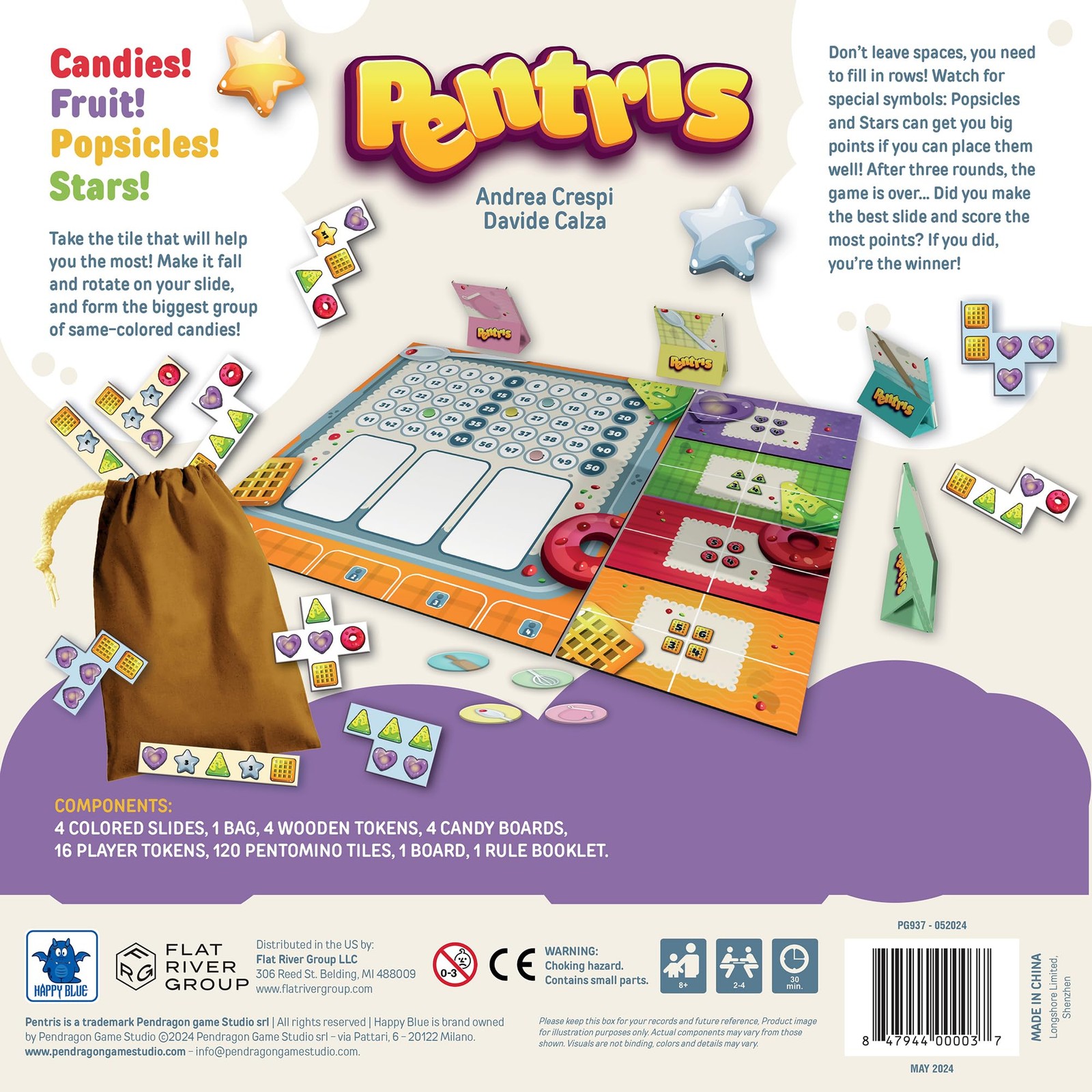 Pendragon Game Studio: Pentris – Abstract Strategy Board Game, Puzzle Multi