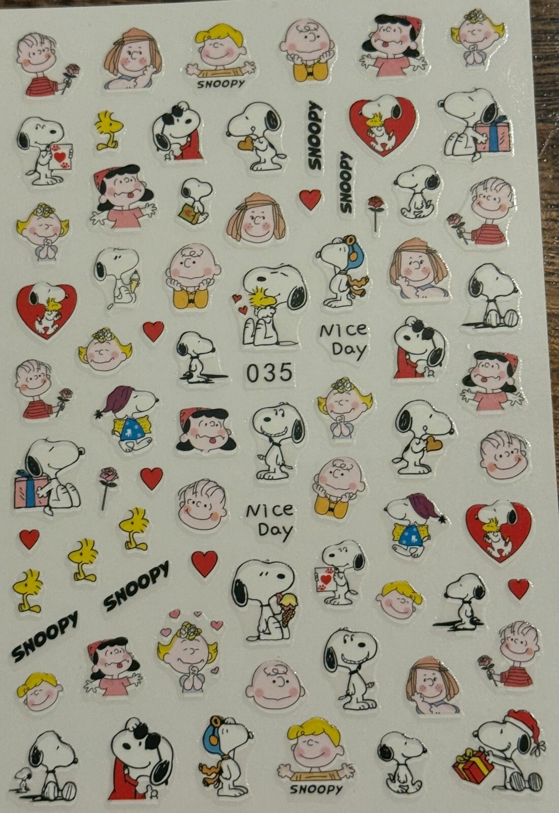 Disney Snoopy 3D Nail Art Sticker Decal USA Seller Free Ship Buy 4 Get 1 Free