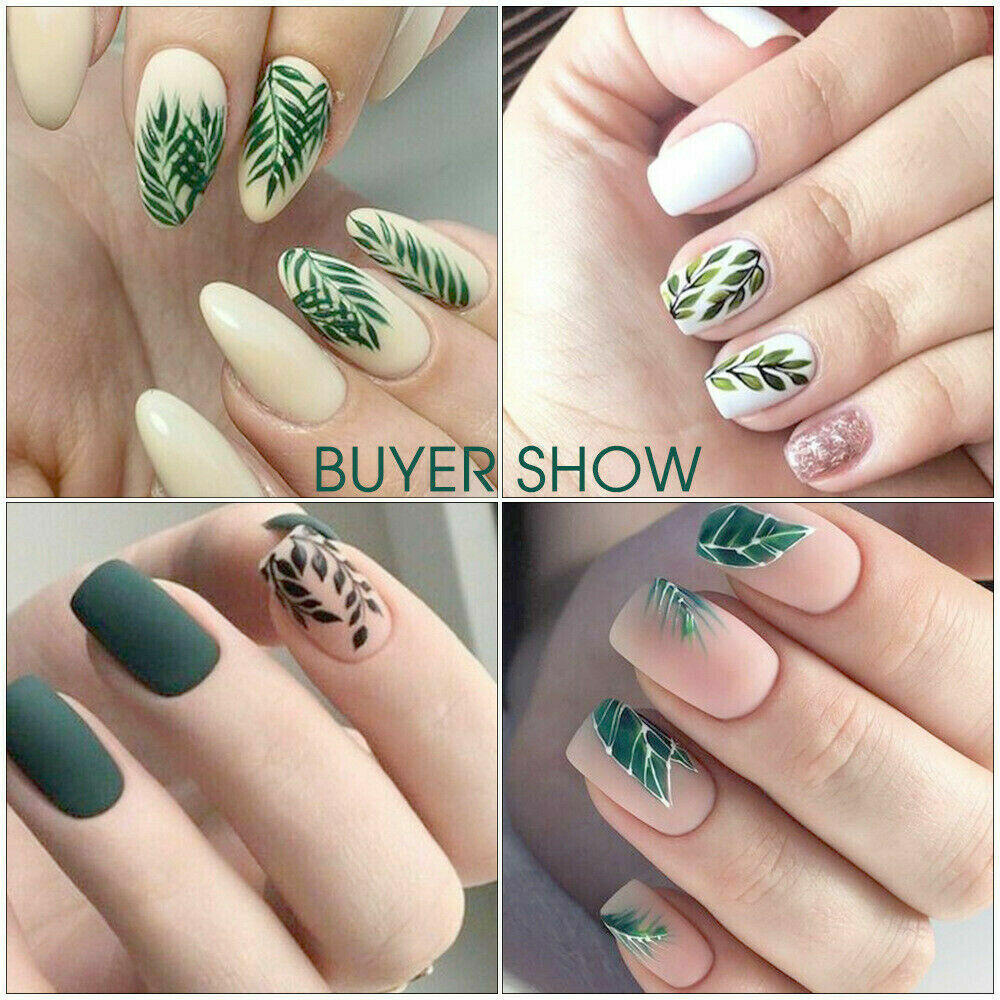Nail Art Water Stickers Slider Transfer Decal Flower Plant Flamingo DIY NS10