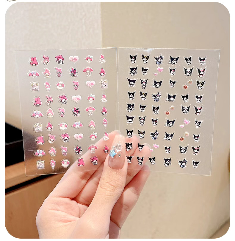 4 FOR £9.88 ⭐ Cute Cartoon Nail Art Stickers 1pc
