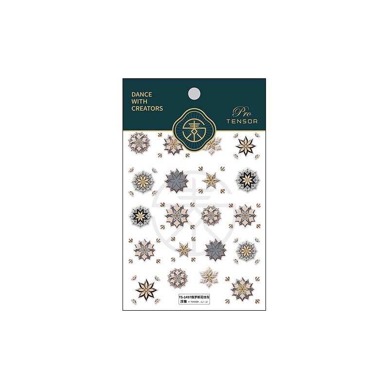 5D Boho Nail Art Stickers, Bohemian Nail Stickers Decal, DIY Nails (133)