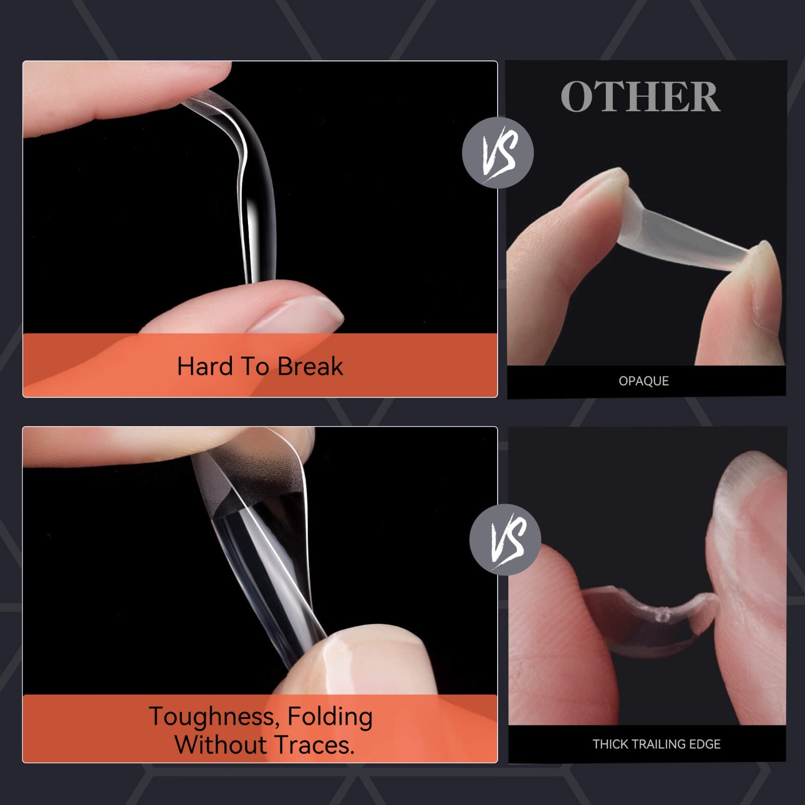 Vanfa Soft Gel Tip for Nail Extensions *Pick Your Styles*