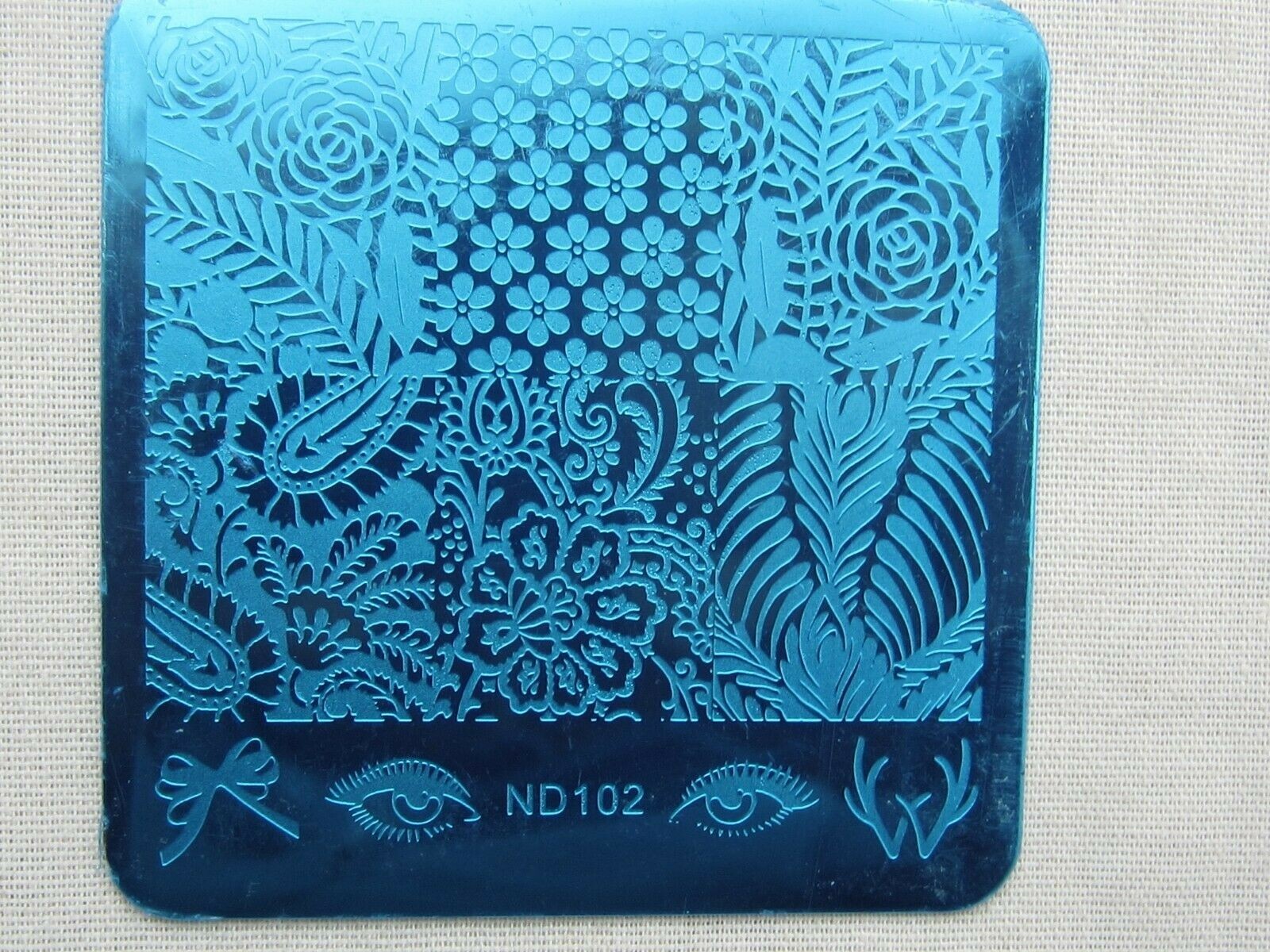Nail Art Stamp Template Eyes Image Stamping Plate NEW DIY Manicure ND102