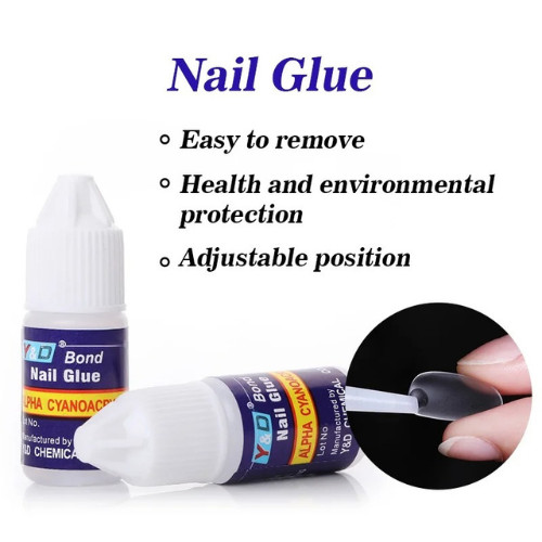 1-10Pcs Super Strong Nail Glue Fast Dry Acrylic Tips Rhinestone Adhesive 2-10g