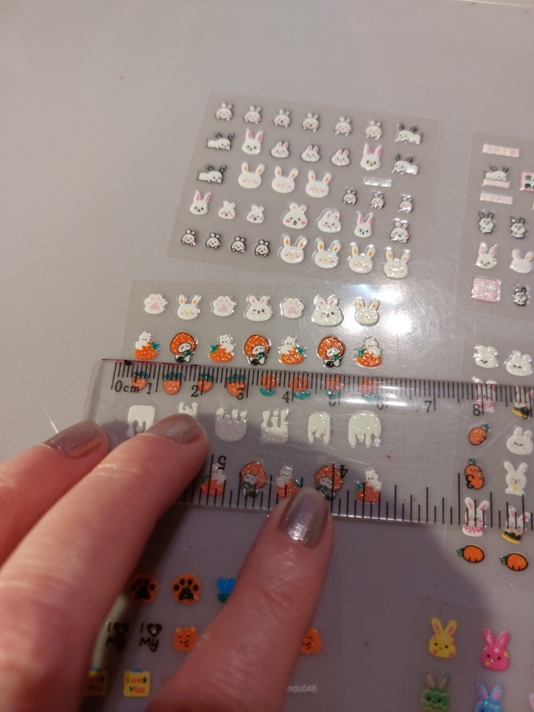 6 X Small Sheets Of Cute Nail Art Stickers (Dn221) New
