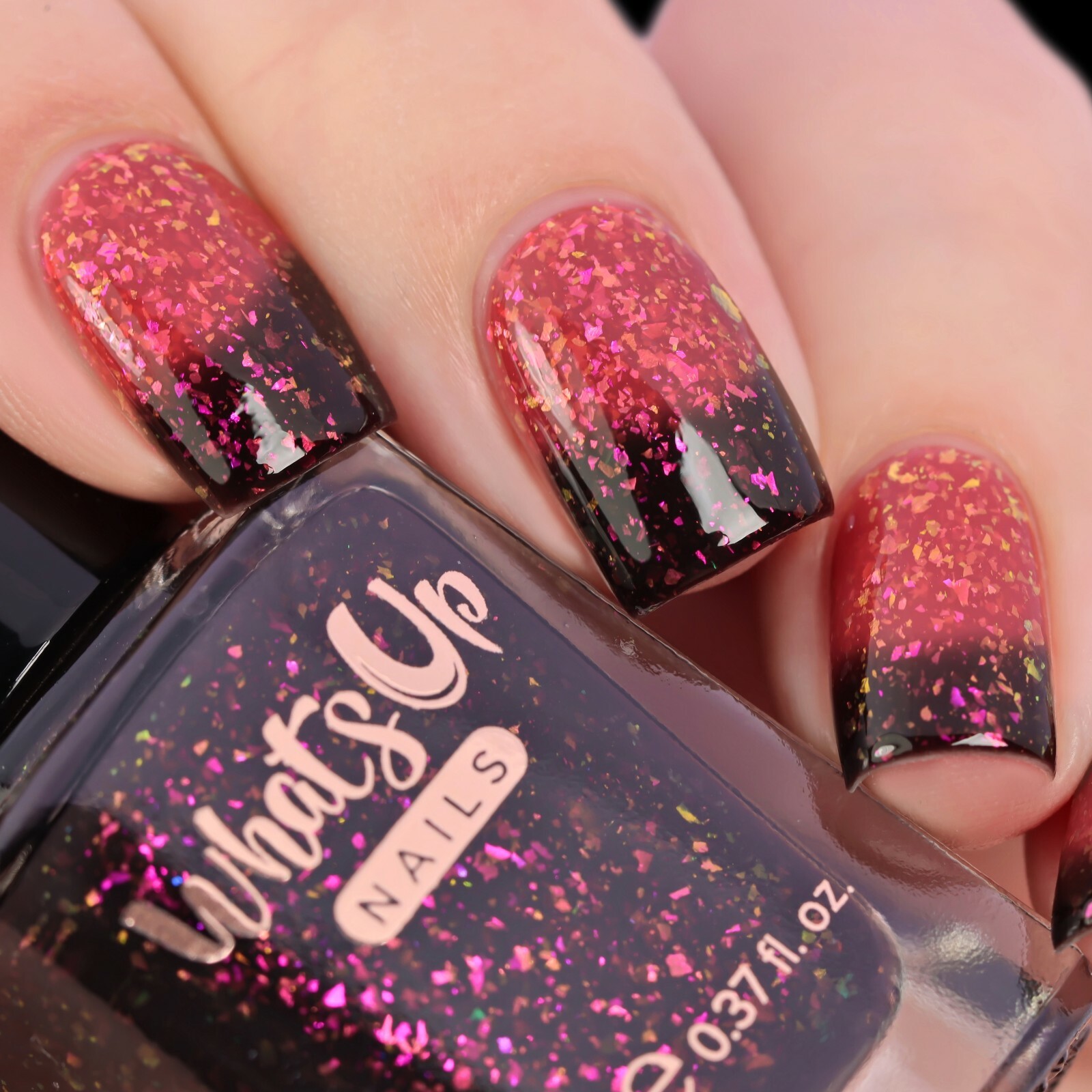 Pump the Rakes Regular Polish (Thermal Orangie Pink/Brown), Polish for Nail Art