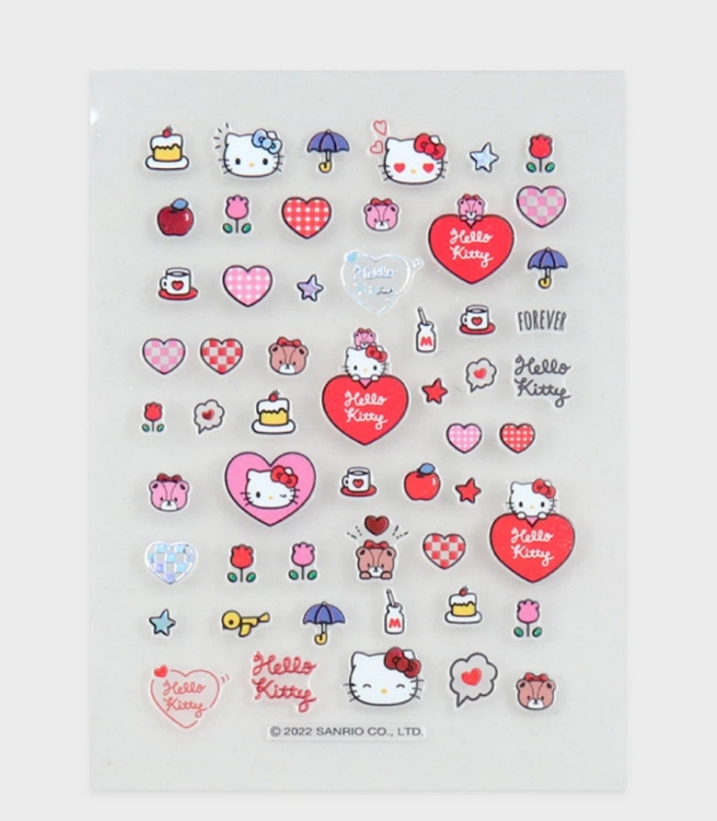 Hello Kitty Mini Nail Decoration Sticker For Nail Art x 2pcs
