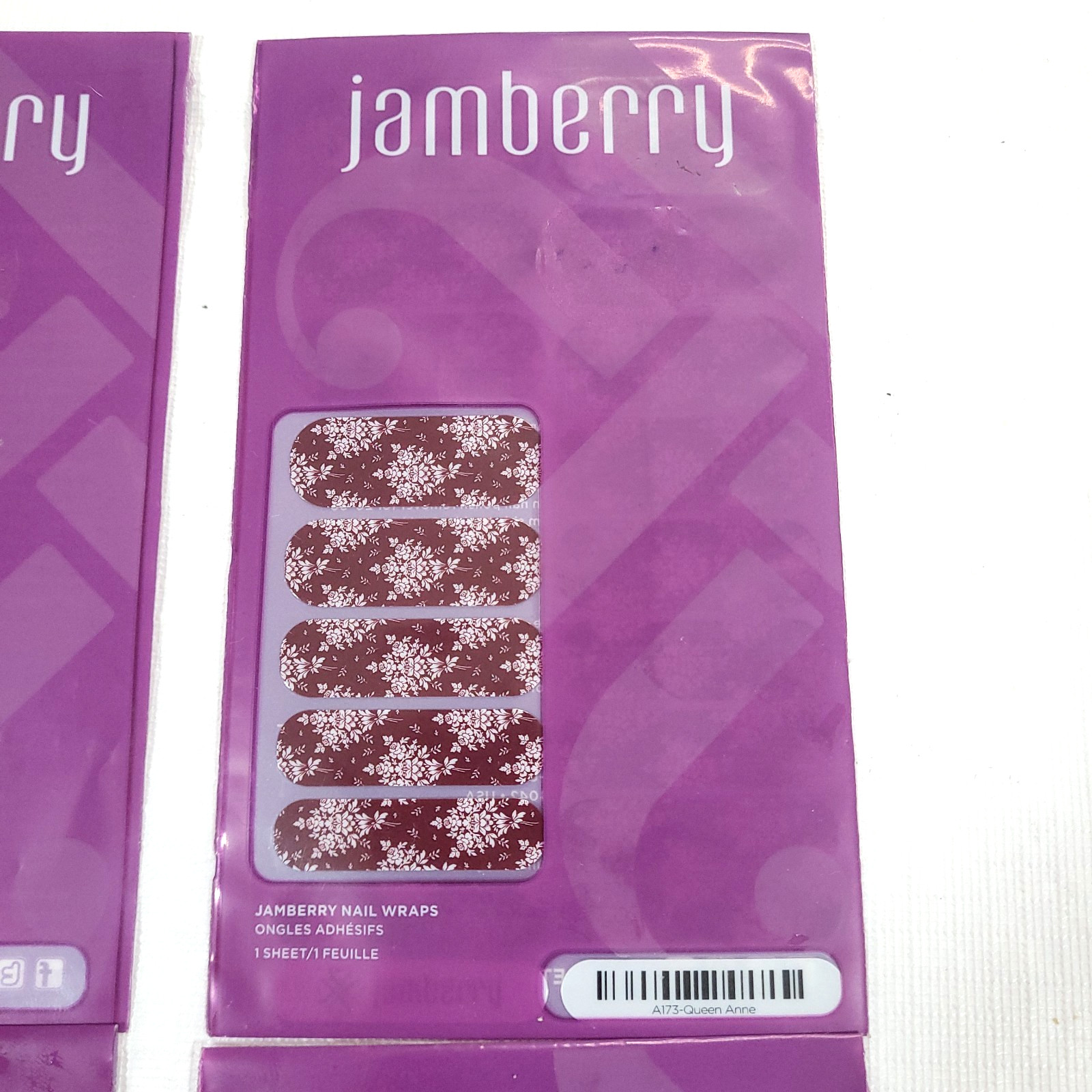 Jamberry Nail Wrap Lot 4 New Ombre Florals Vines