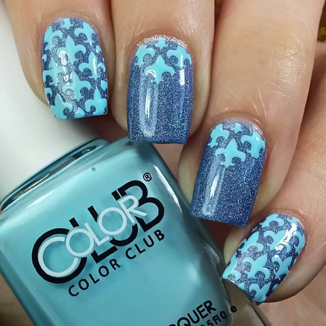 Fleur De Lis Stencils for Nails, Nail Stickers, Nail Art, Nail Vinyls