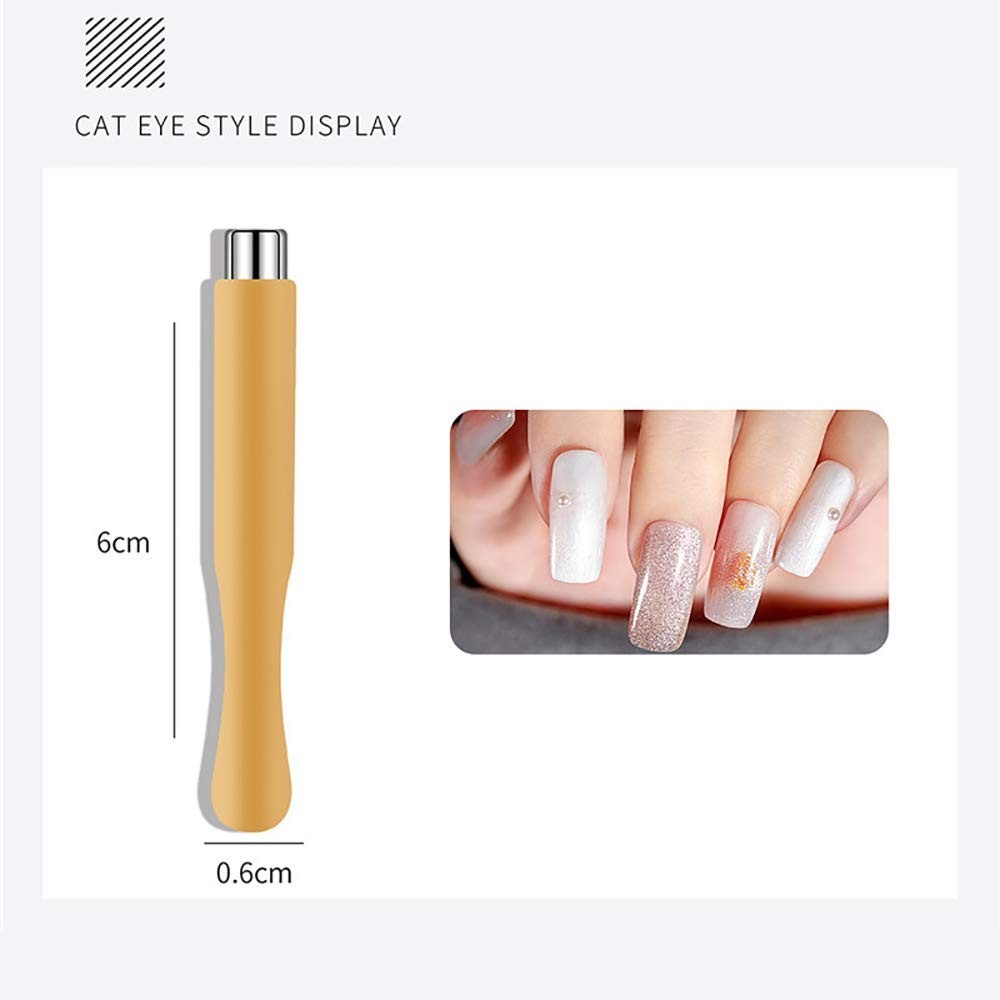 6Pcs Cat Eye Nail Magnetic Pens Set for Stunning Ombre and Flower Designs