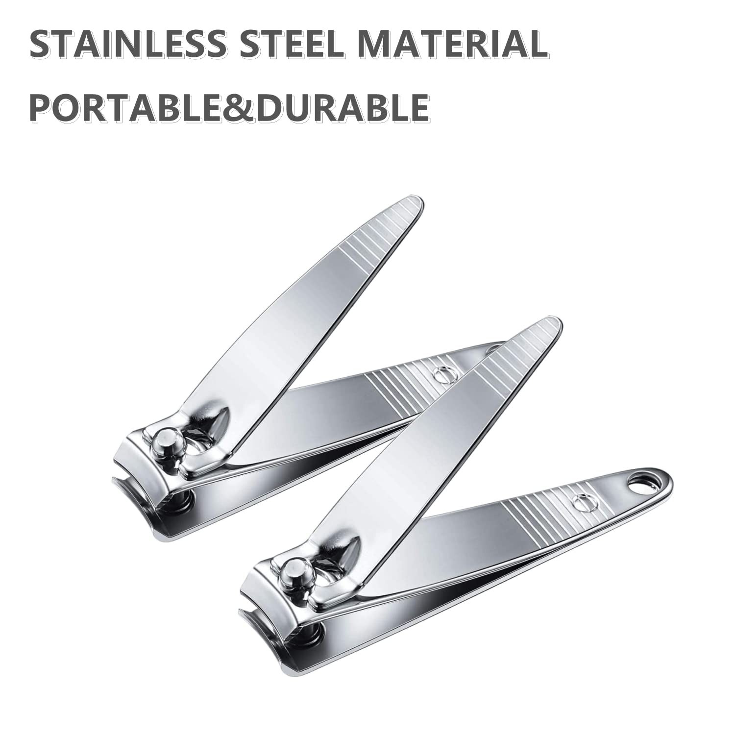 80 Pack Nail Clippers Bulk,Nail Clipper Set Flat Trimmer Portable Bulk in Bul…