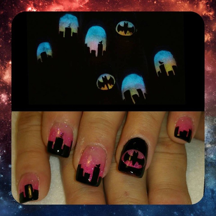 NAIL ART CARD MAKING GLOW IN THE DARK PIGMENT HEARTS & BUTTERFLIES NEON GLITTER
