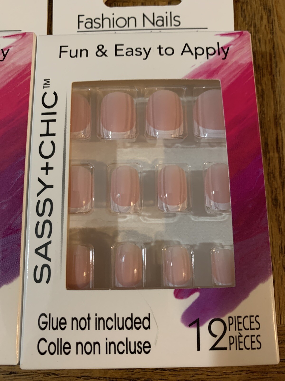 Sassy + Chic Fashion Nails Adult-3 Packs As Shown-Brand New-SHIPS N 24 HOURS