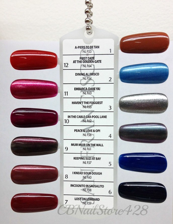 LIMITED – OPI – SAN FRANCISCO Collection F/W 2013 – Pick Any Shade