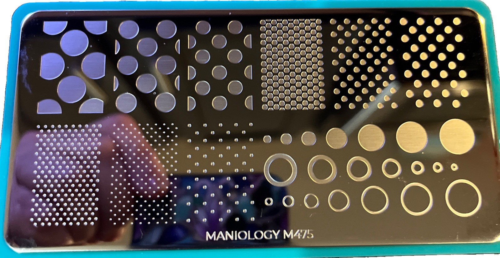 Maniology Nail Stamping Plates – Miscellaneous:Hearts, Galaxy, Polka Dots