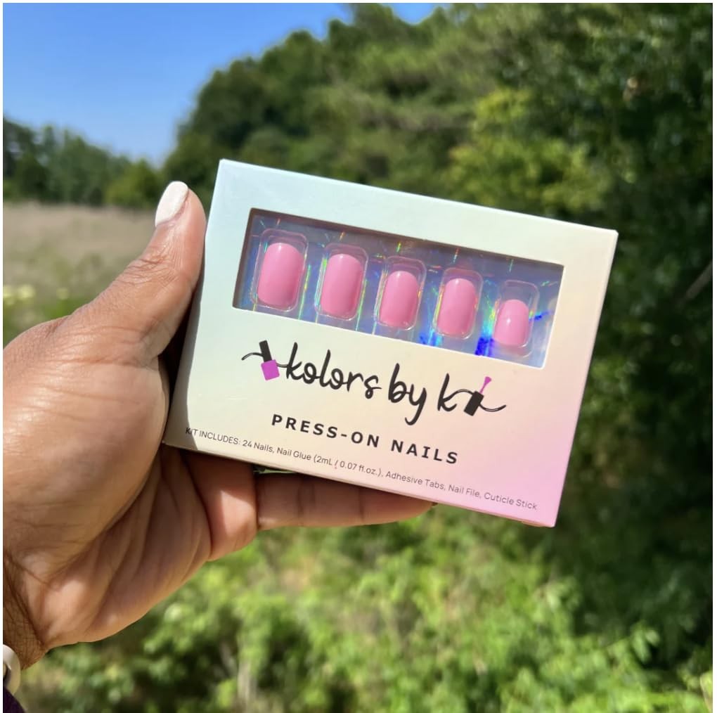Kolors by K Bubble Gum Press-ons Default Title, Pink