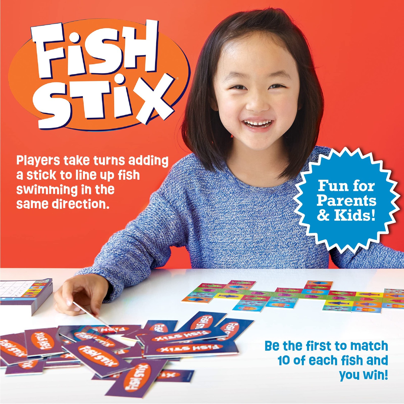Peaceable Kingdom Award Winning Fish Stix The Kids’ 154 cubic inches, Multi