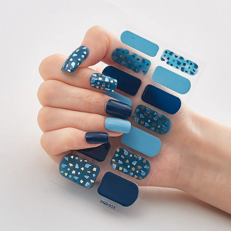 Share Full Size Nail Wraps Stickers Polish Toe Manicure Art Self Stick Decor3D