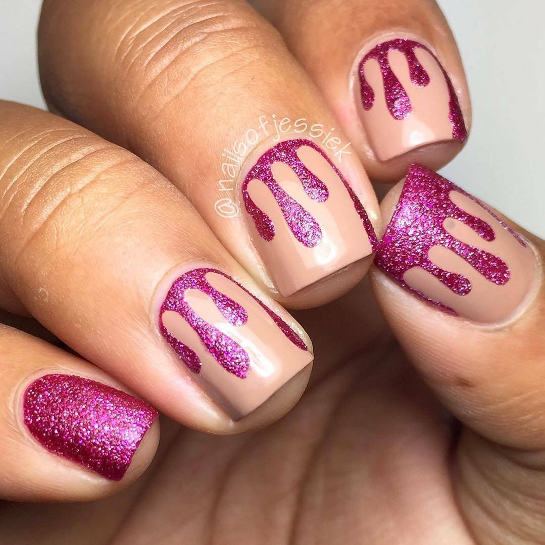 Dripping Tape for Nail Art, Drip Stickers for Nails, Nail Vinyls