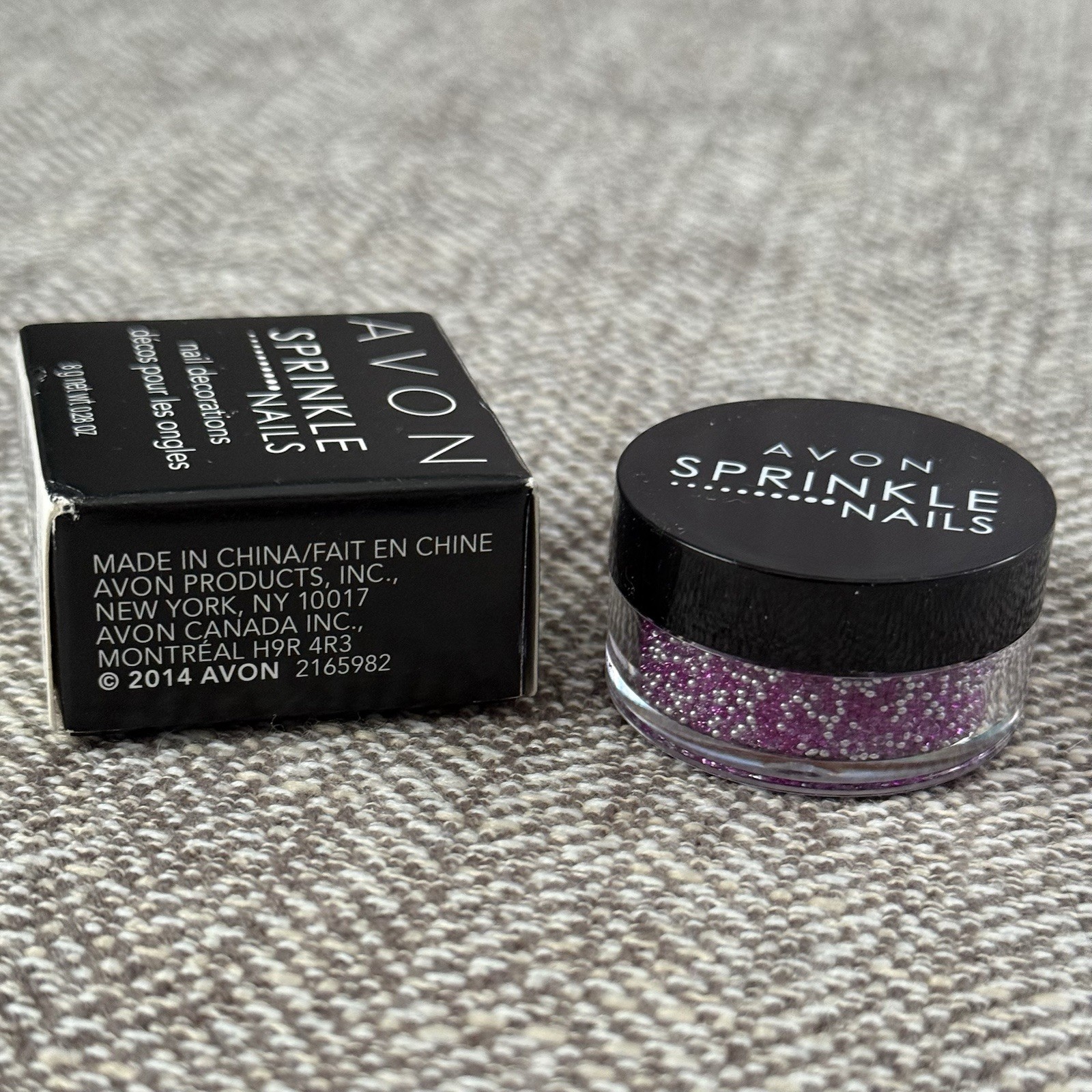 Avon Sprinkle Nails Decorations Pink Confetti – 2014 – Nail Caviar Beads