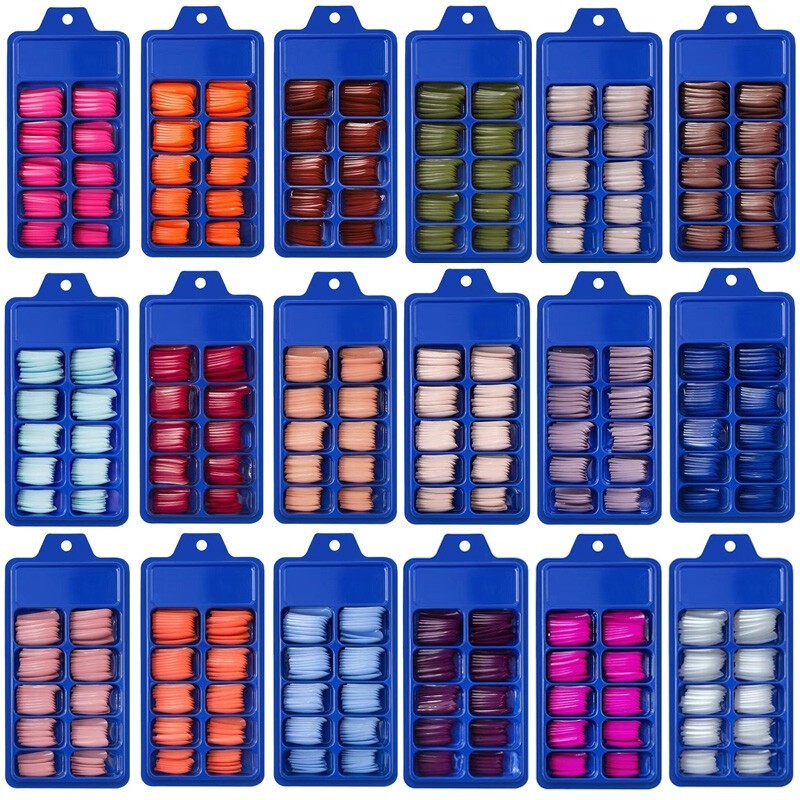 240/100X Long/Short Ballerina False NailTips Acrylic Coffin Full Cover FakeNail