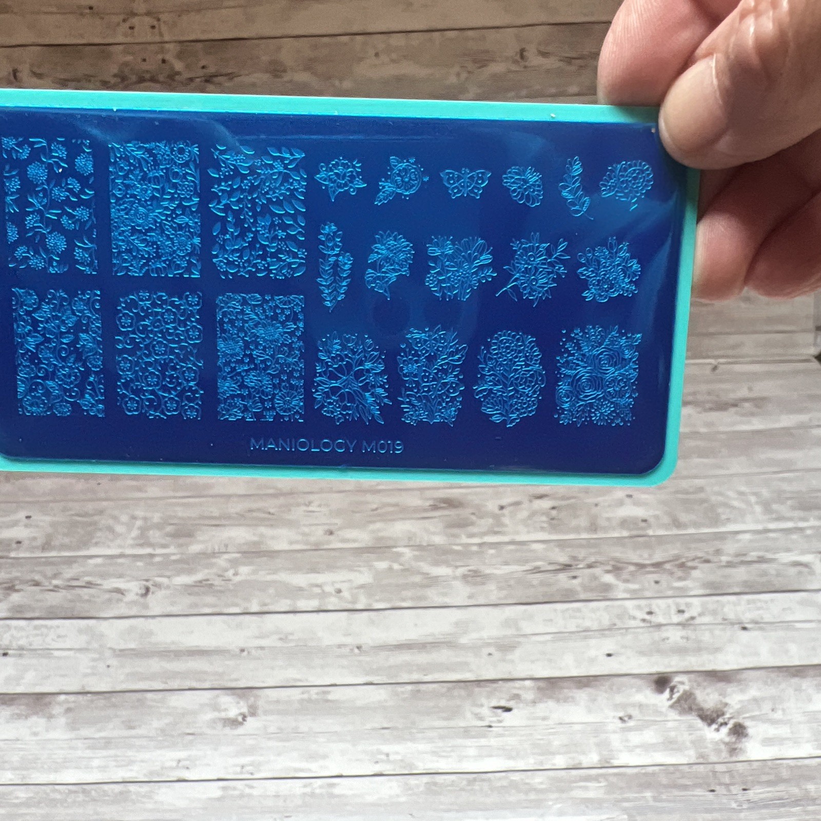 LOT OF 4 MANIOLOGY NAIL STAMPING PLATES & 3 MANIOLOGY POLISH