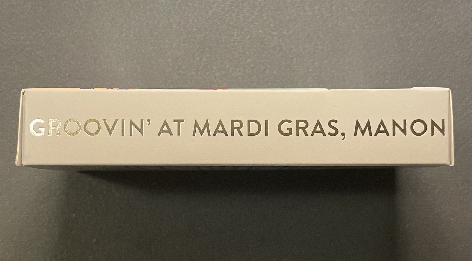Red Aspen Press On Nails, Short Square, Groovin’ at Mardi Gras, Manon