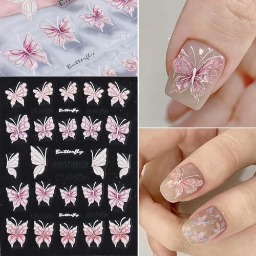 Summer Ocean Nail Stickers, Starfish Seashell Sea Horse Coral Nail Ocean Theme