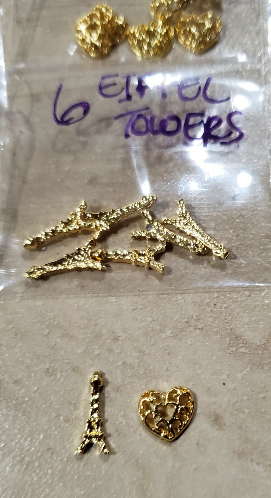 3D Nail Art Charms Rhinestone Jewelry Lot Valentine’s Hearts
