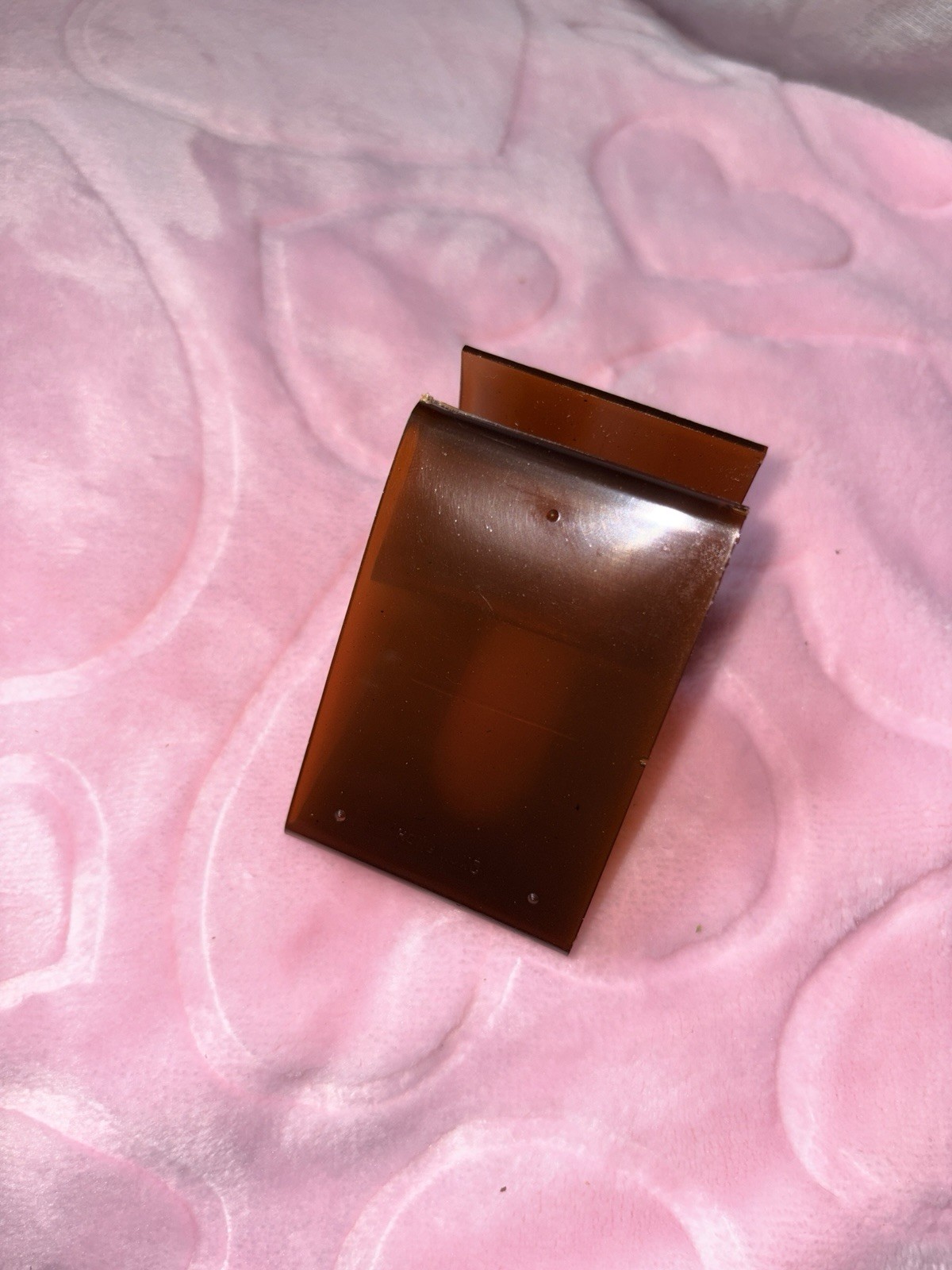 Tilt It 1980 Vintage Fingernail Polish Holder Brown Plastic Made in Hong Kong