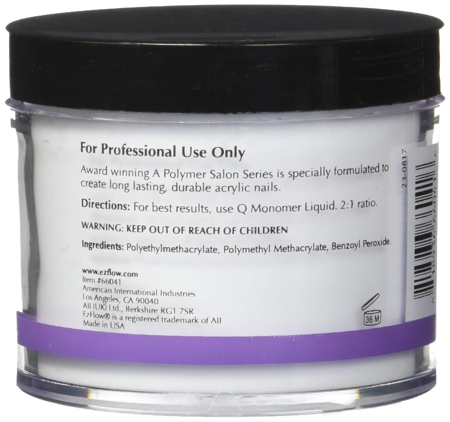 EZ Flow A Polymer Clear False 4 Ounce (Pack of 1), EZ66041 – Powder
