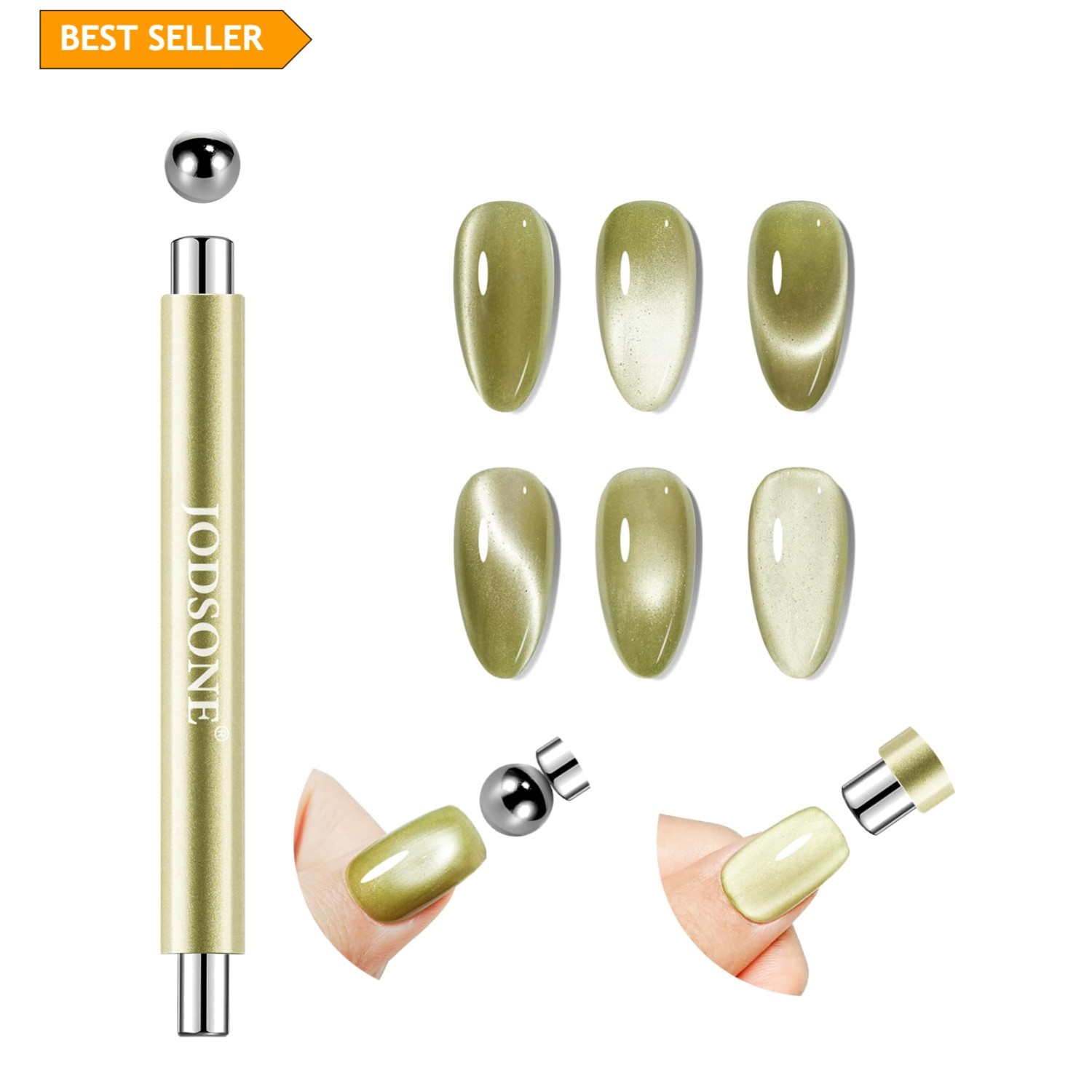 Compact 3-in-1 Cat Eye Magnet Tool Set – Perfect for DIY Nail Art Enthusiasts