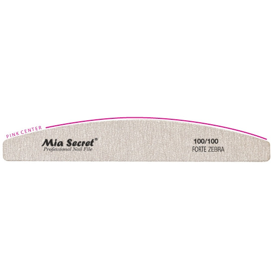 Mia Secret Nail File – Speedy Zebra/ Sponge (Diamond/Halfmoon) – Pick Yours