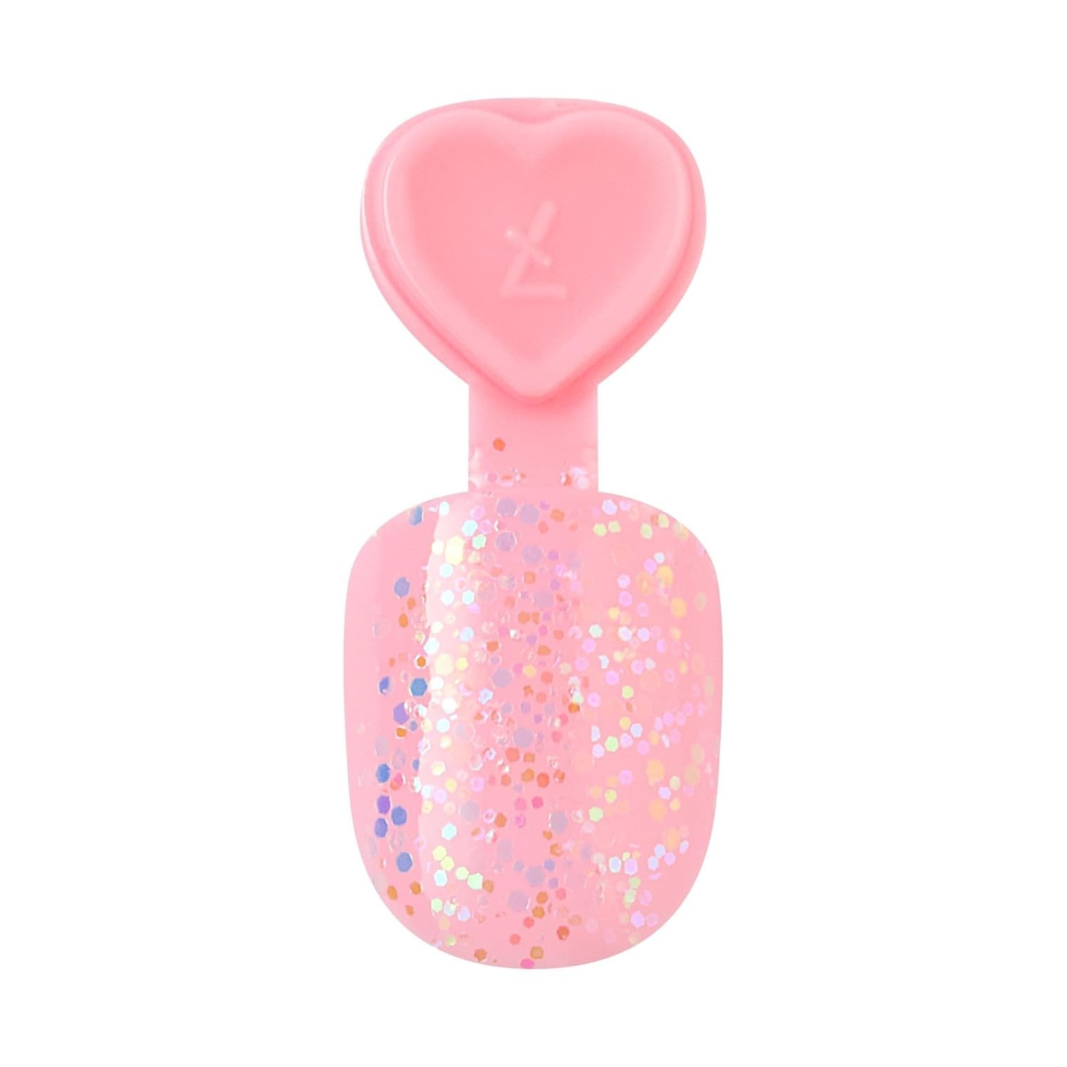 No Glue Mani Press On Nails, Mini, ‘Berry Cute’, Pink, Kids Size, Squoval Sha…