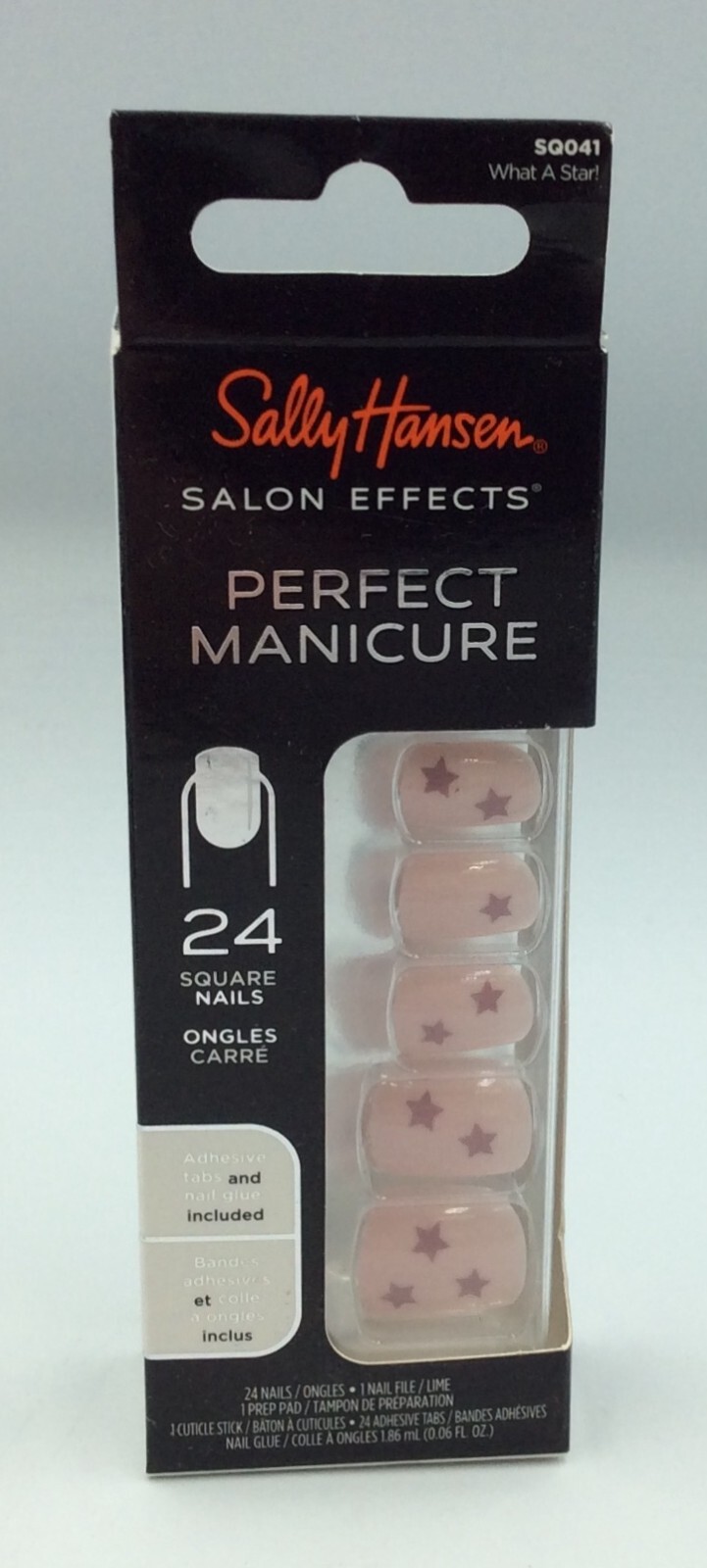 Sally Hansen Salon Effects Perfect Manicure Press On Nails, What A Star, 4 Packs