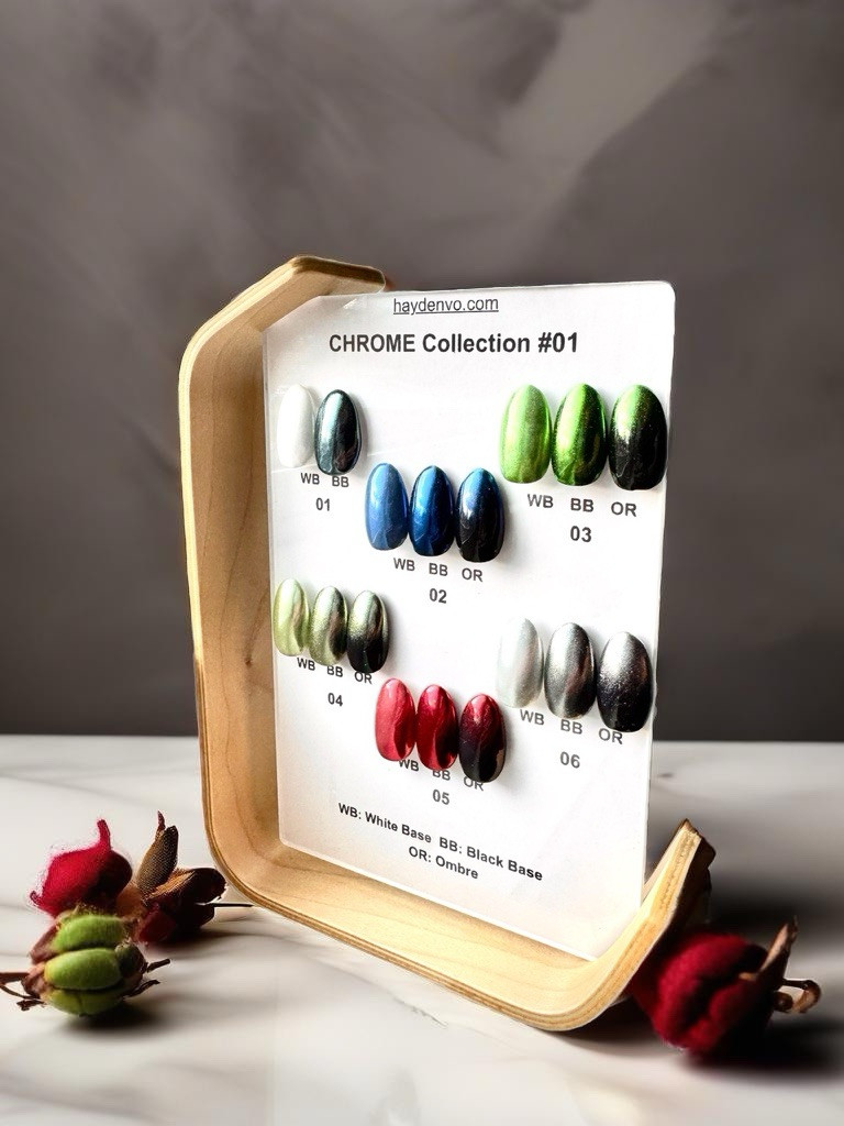 Chrome Powder For Nails – Limited Special Collection By Hayden Vo-MrChrome Nails