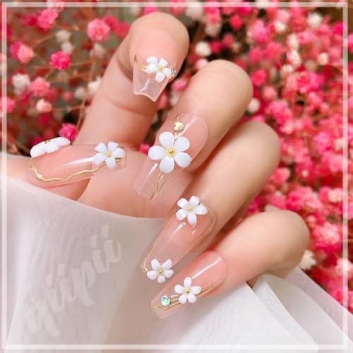 3D Flower Nail Charms Chunky Butterfly 2 Box Colorful Flowers Buterrfly Charms