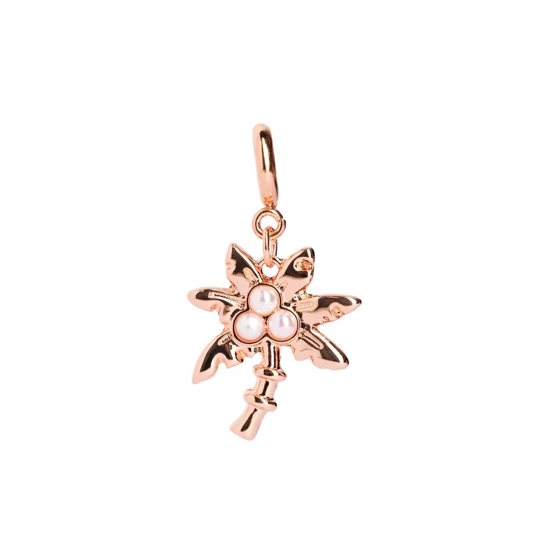 Red Aspen Palm Tree Charm