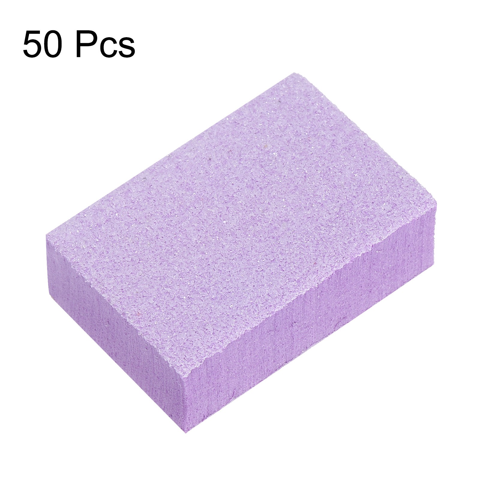 50pcs Nail Buffer Block 120 Grit Nail File for Nail Buffing, Purple