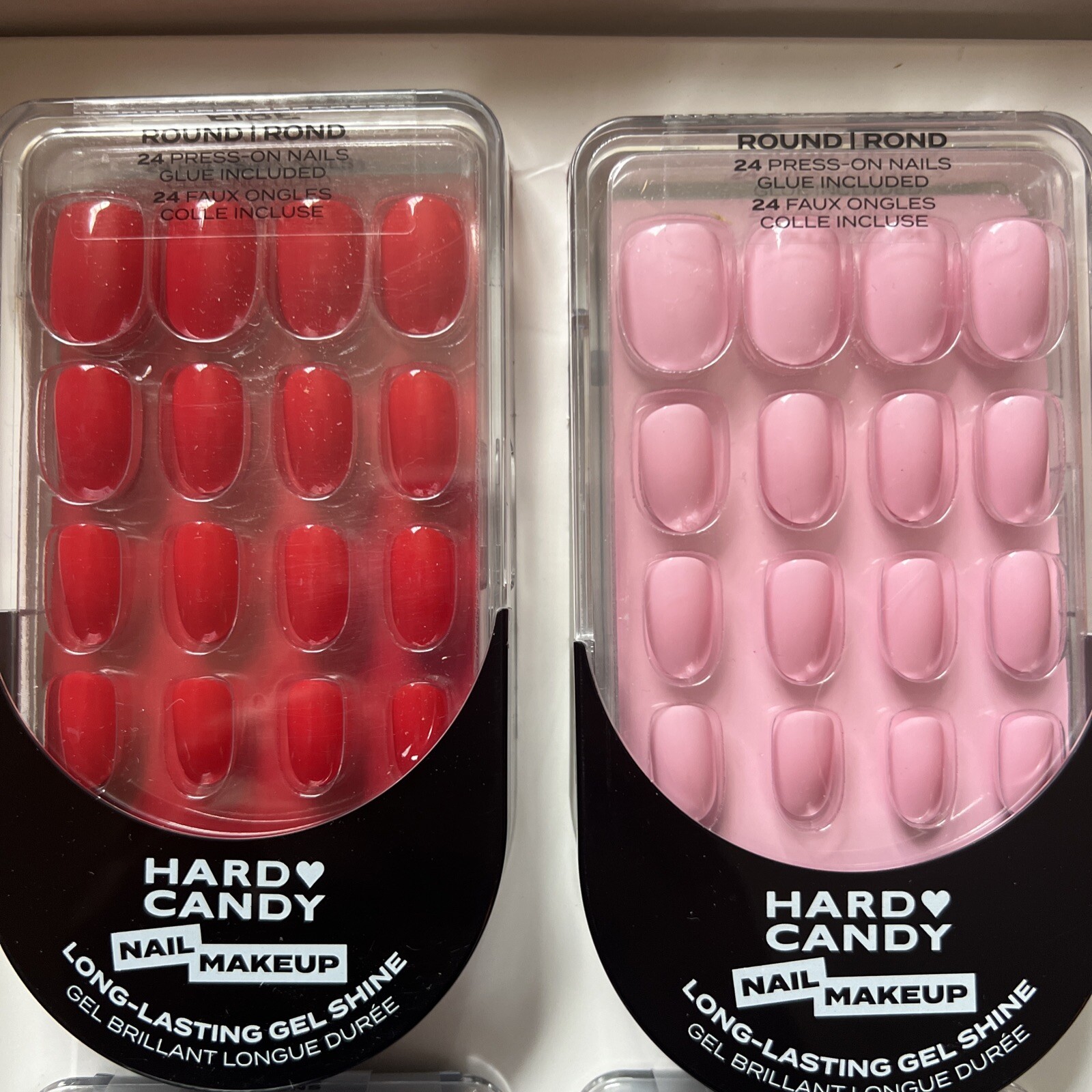 Hard Candy Nail Makeup Press-On Nails Set of 8 Assorted Styles NIB