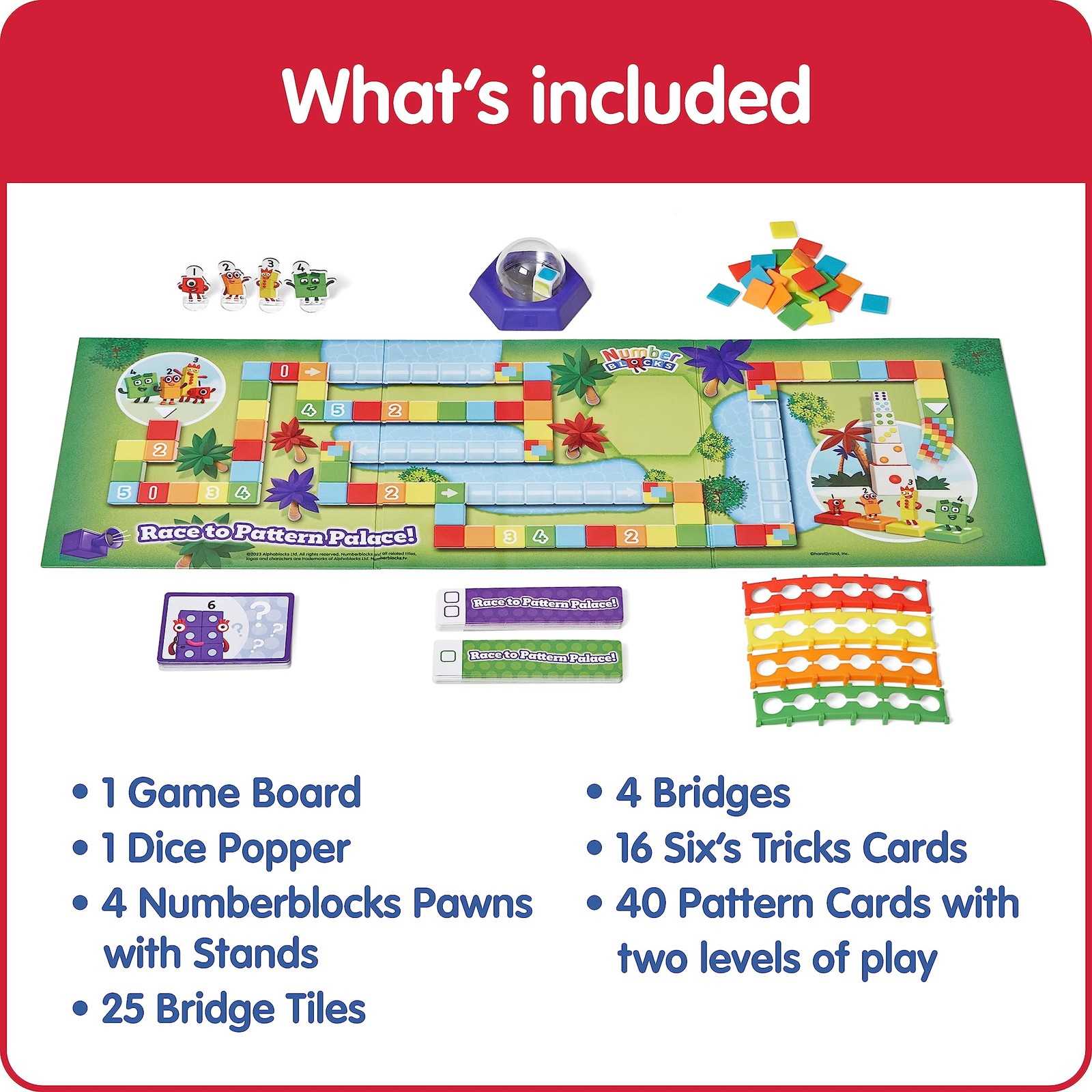 hand2mind Numberblocks 10 inches by 10 0.1 inches, Multiple Colors